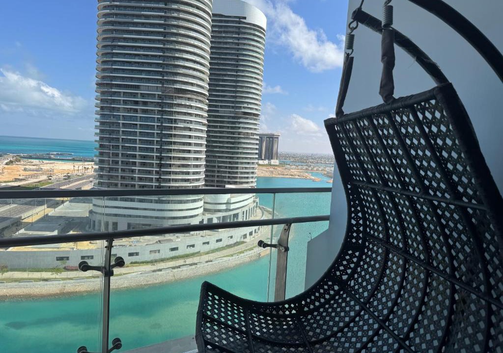 Marina El Alamein Apartment | أبراج العالمين الجديدة - Alamein Towers 2-Bedroom Chalet Panoramic Sea View