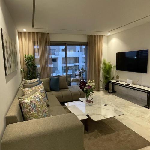 Casablanca Apartment | Anfa Park luxury accommodation with pool view and a balcony