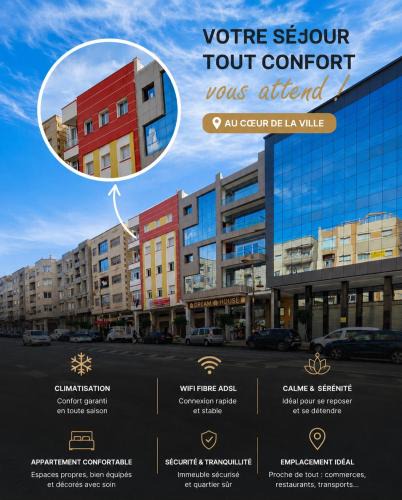Meknes Apartment | Appartement lumineux avec vue panoramique