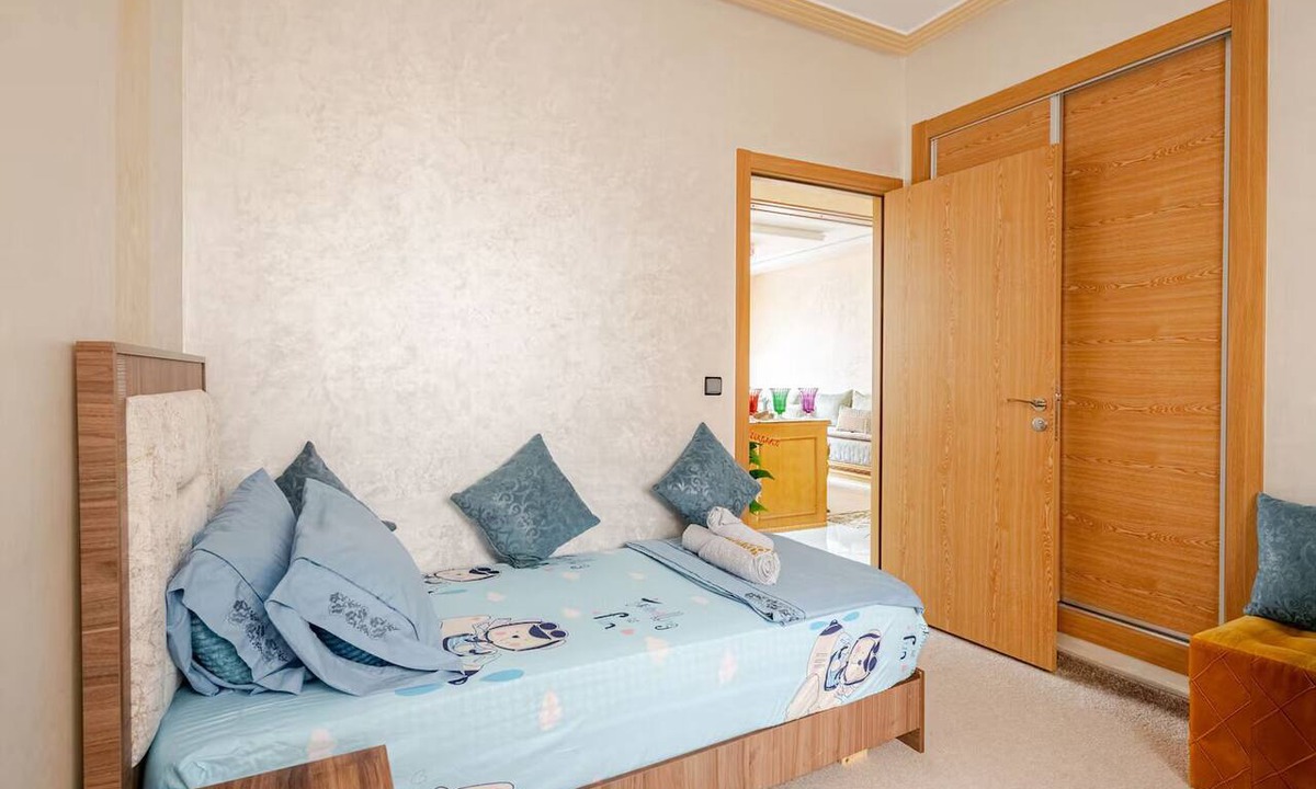 Mediouna Apartment | Elegant family 2br flat, secure 24/7, quiet area