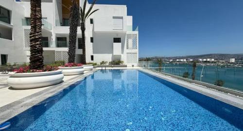 Mediouna Apartment | Luxury Tangier Marina 1BR Apartment with Pool, Parking & WiFi