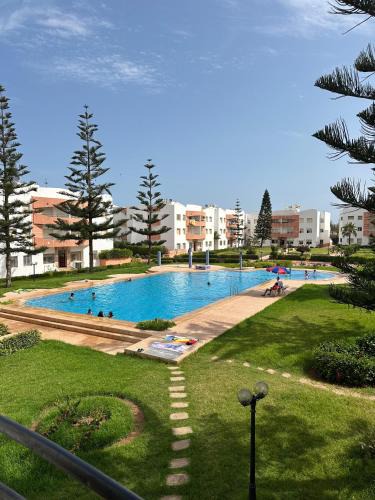 Pont Blondin Apartment | Résidence Oubaha - Grand appartement avec piscine