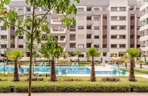 Nouaceur Apartment | 5 min from airport, 1 bedroom, balcony, pools
