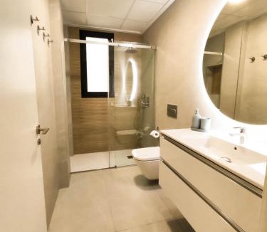 Polop Apartment | Amberes apartment, a stylish villa's independent downstairs apartment with private swimming pool and terrace