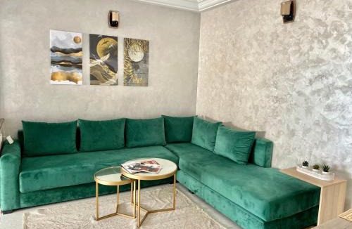 Bourgogne Apartment | Bel appartement avec une belle vue sur la grande mosquée Hassan II et la mer