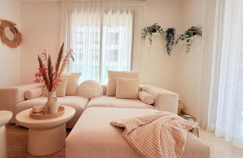 Rabat Apartment | Boho chic 1BR Eagle Hills Dar essalam - Pool & Gym