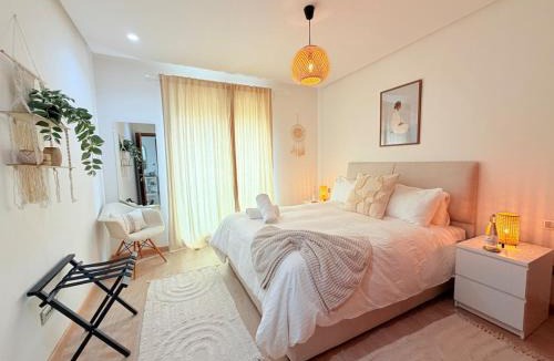 Rabat Apartment | Boho chic 1BR Eagle Hills Dar essalam - Pool & Gym