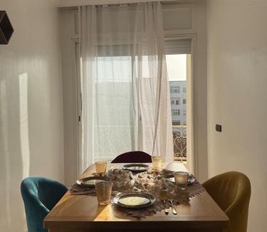 L'Ocean Apartment | Charming 1 bedroom apartment Ocean living room, Rabat