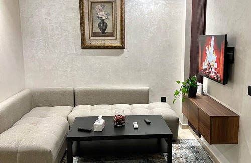 RACINE EXTENSION Apartment | Charming 2-bedroom apartment with WiFi, AC in the heart of Casablanca