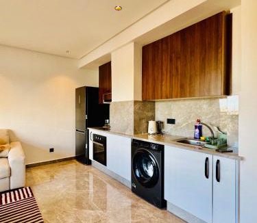 Casablanca Apartment | Chic Apartment in Casa Finance District -Open view - Fast WIFI