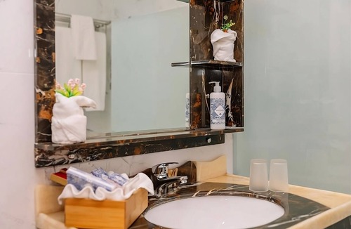 Oura Hotel | Ensuring Memorable Stay! Beachfront Suite with Kitchenette and Private Balcony!