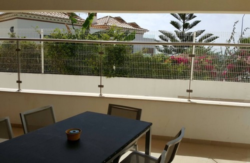 Olhos D'Agua Apartment | Frontline apartment block with Sea views. Apartment has a large private balcony.