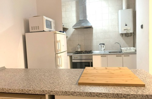 El Poble-sec Apartment | Huge Family Apt With Patio: Central Barcelona