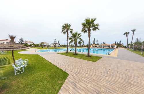 El Mansouria House | Ideal house, residence full security for kids. Private beach and swimming pool.
