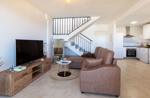 San Jorge Apartment | Lovely apartment for 4 people with pool, A/C, WIFI, TV, terrace and pets allowed