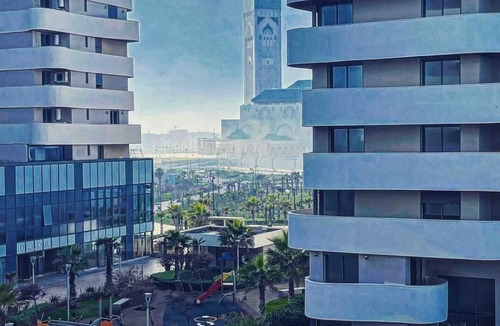 Casablanca Apartment | Luxury Flat Front Beach