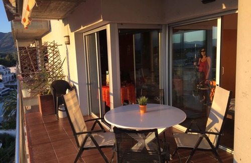 Santa Margarida Apartment | Panoramic view of the Mediterrannée, apartment on canal near beach