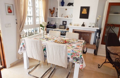 Villamartin House | Prime location for Villamatin Plaza, front terrace overlooks communal pool