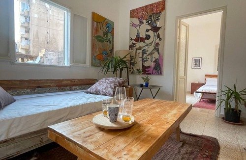 Hazmieh Apartment | Retro Bohemian Escape in Historical Sioufi Neighborhood - Ashrafieh