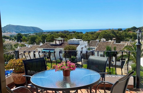 Pinar del Advocat Villa | Seaview villa with large terrace and big pool. Beach 20 min away walk. WiFi. AC.