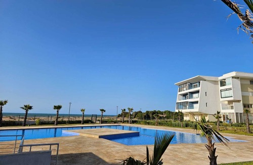 Casablanca Apartment | Sidi Rahal Blue View, beach & pool, sea view