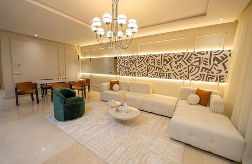 Hay Riad Apartment | Sophisticated 3BR with Ample Space & Top Amenities
