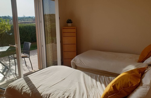Burgau Apartment | Sunny apartment with two large patio areas and views over open countryside