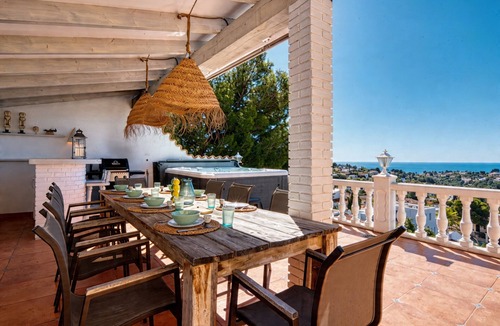 Benissa Coast Villa | Villa 'Robis Moraira' with Sea View, Wi-Fi and Air Conditioning