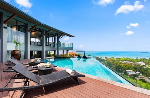 Bophut Villa | Villa Skyfall - 6 Bedroom Villa with Expansive Seaview and Private Theatre