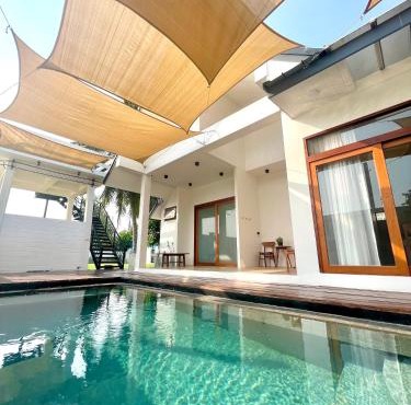 Chao Sam Ran Pool Villa Phetchaburi หาดเจ้าสำราญ เพชรบุรี ราคาสำหรับ 8 ท่าน in Haad Chao Samran