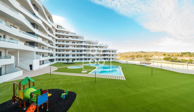 Gia Serena, first-floor apt, terrace, pool, playground - by Oyoostays in San Miguel de Salinas