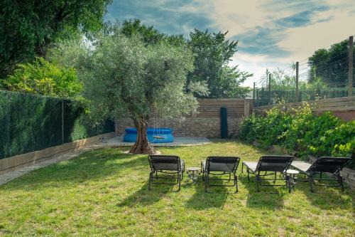 L'Olivera, casa Figueres, Costa Brava , barbacoa