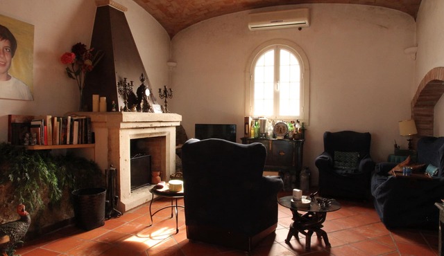 Located in a vast property. We are wine makers