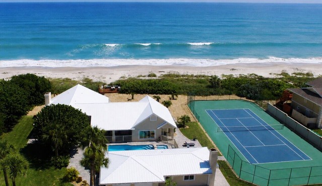 Private Oceanfront Estate Tennis-Pickleball Pool-Spa Golden Sands® Emerald in Indialantic