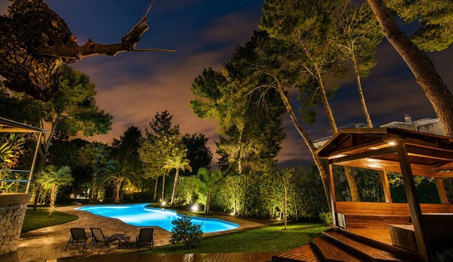 Private Pool Among Mediterranean Pines