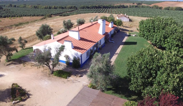 Rustic farm, T3+1, sleep 10, biologic swimming pool, amazing landscape in Avis