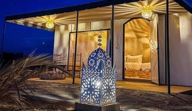 Serene 3 Twin Bed campground in Merzouga perfect for desert escape #5