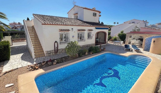 T-1123, Dolphin, villa in Els Poblets with private pool in VC