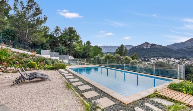VillaSol – Peaceful House with Private Pool and Mountain Views in l'Aspre