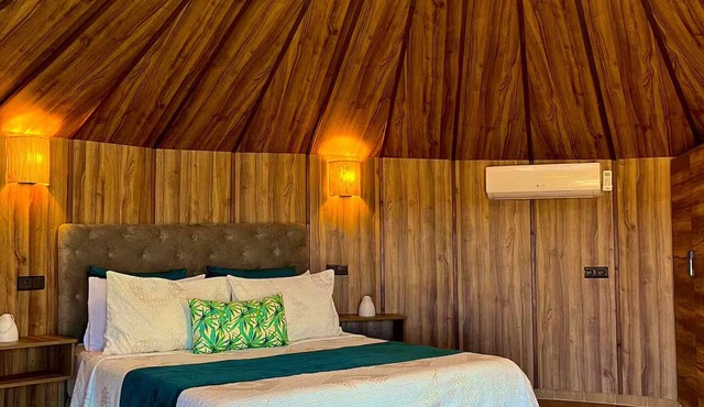 Yurt with Mountain View