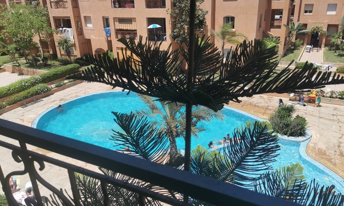 El Mansouria Apartment | Apartment wifi swimming pool beach surfing