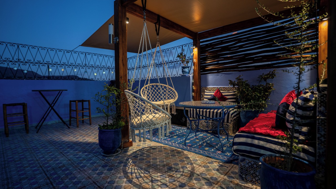Photo of Patio Balcony in Medina of Chefchaouen