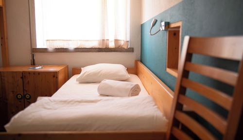 Shared Dormitory, Mixed Dorm, Courtyard View