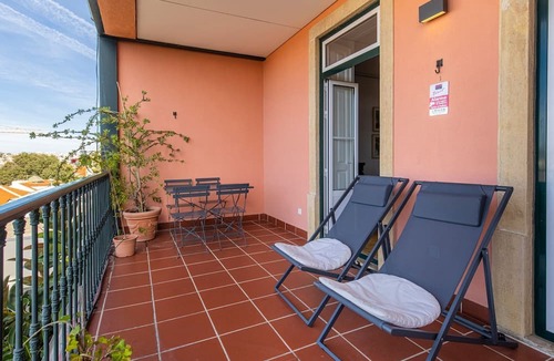 Sao Cristovao e Sao Lourenco Apartment | Castelo Design W/Balcony & View by LovelyStay