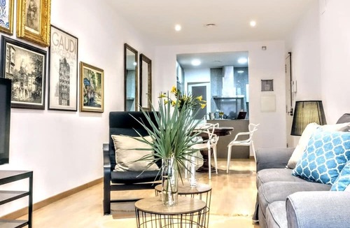 El Raval Apartment | La Rambla spacious 3BR monthly rental - Parsifal