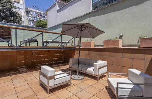 la Vila de Gracia Apartment | Charming, Stylish, cozy loft with Terrace