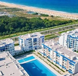 Martil Apartment | Martils most Luxury 2 bedrooms stunning Sea View Apartment Olympic Pool 1 min from beach Les Jardins Blues