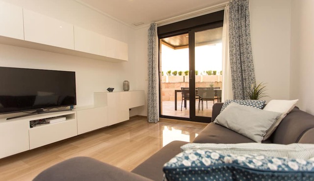 Lujoso apartamento con piscina interior