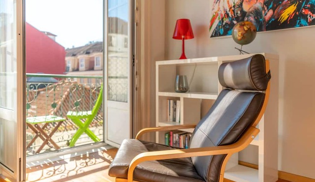 LV Premier Baixa PR2 Lift, City view, Balcony