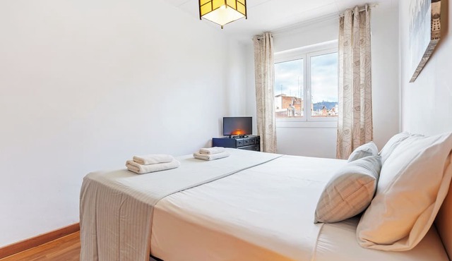Cute 3 bedroom flat with a nice terrace very near Sagrada Familia